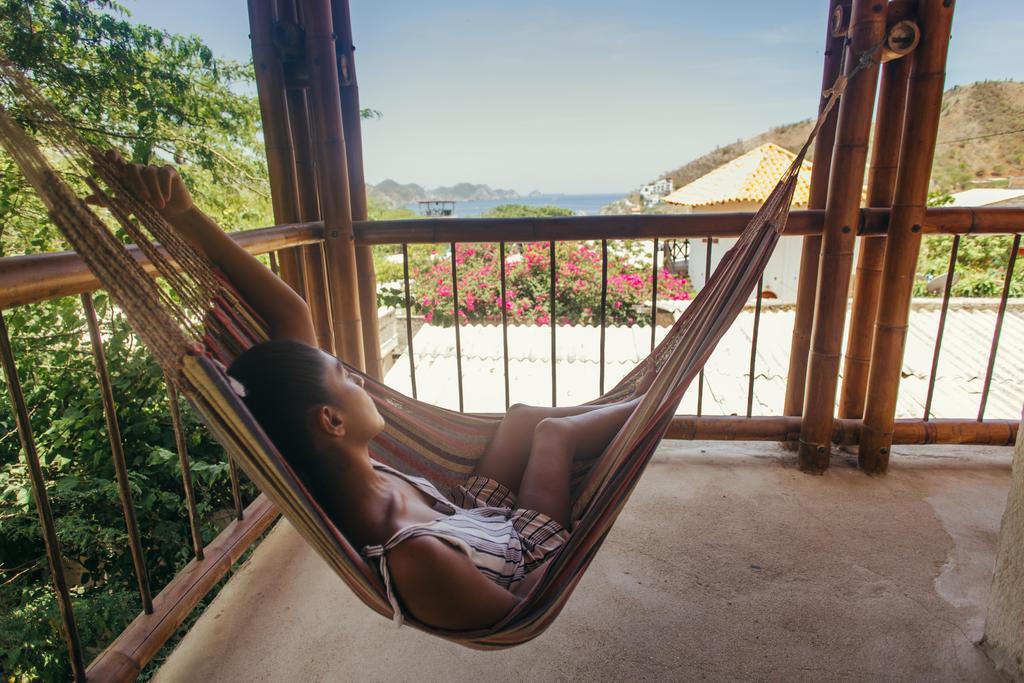 La Tortuga Hostel Taganga Bagian luar foto