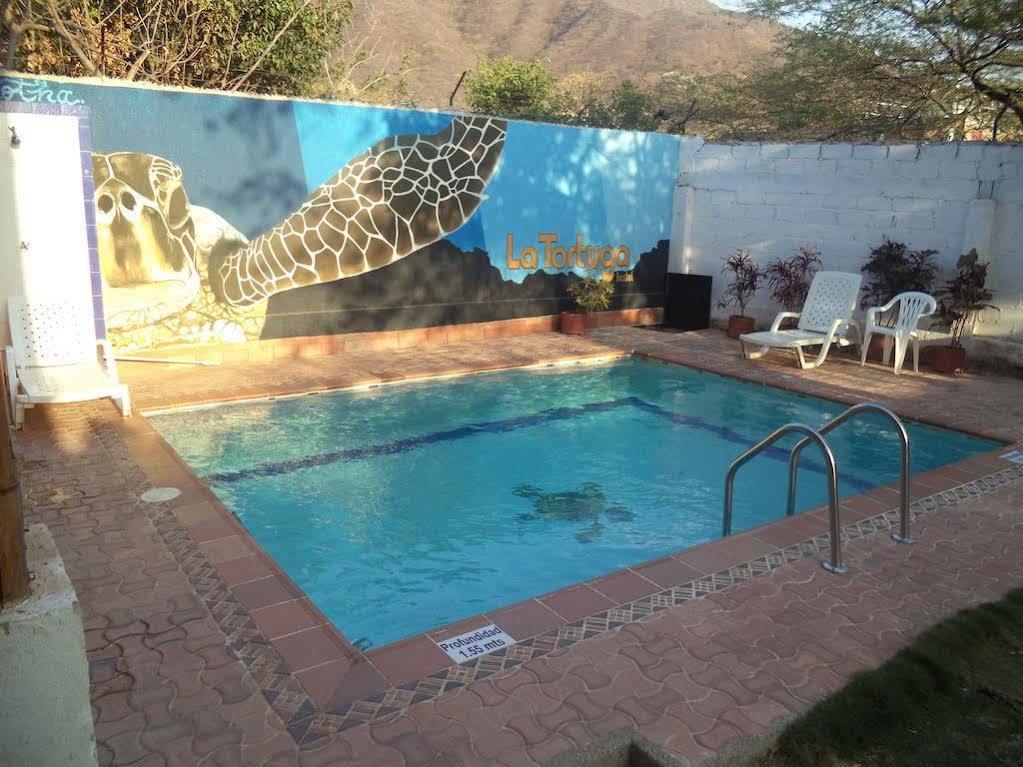 La Tortuga Hostel Taganga Bagian luar foto